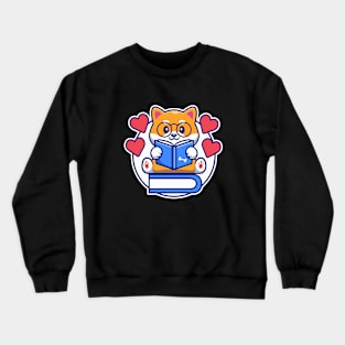 Dogs And Books Crewneck Sweatshirt